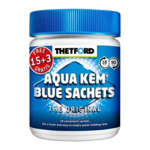 Thetford - Aqua Kem Blue Sachets 15+3, 18 Sachets